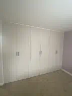 6 Super Matt White Grey doors with the Mercia design, fitted in Guisborough